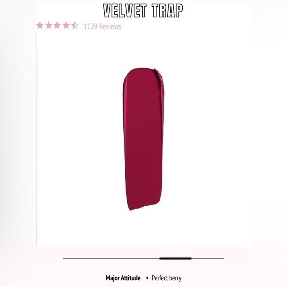 Brand New Jeffree Star Velvet Trap Lipstick in color Major Attitude - Picture 6 of 7